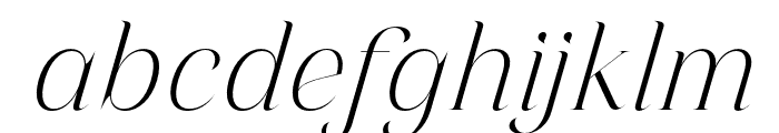 Mayfest-Italic Font LOWERCASE