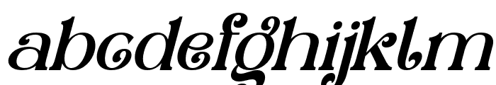 Mayford Display Italic Font LOWERCASE