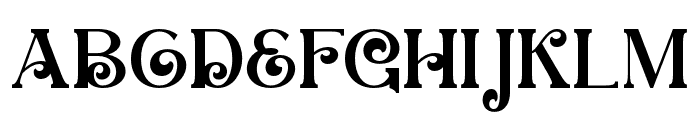 Mayford Display Regular Font UPPERCASE