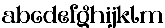 Mayford Display Regular Font LOWERCASE