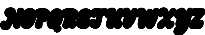 Mayke Contour Font UPPERCASE