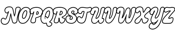 Mayke Outline Font UPPERCASE