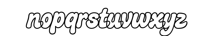 Mayke Outline Font LOWERCASE