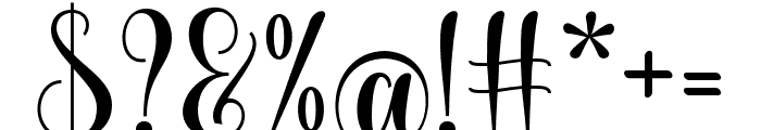 Mayla-Regular Font OTHER CHARS
