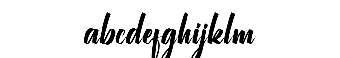 Maylika Calligraphy Font LOWERCASE