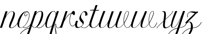 Mayriska Font LOWERCASE