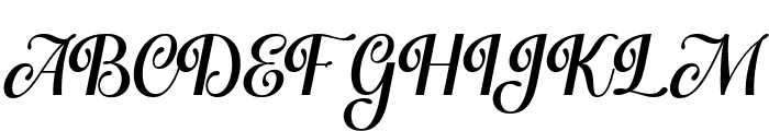 Maythin Font UPPERCASE
