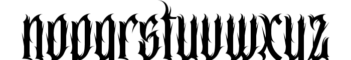 Maytorm Regular Font LOWERCASE