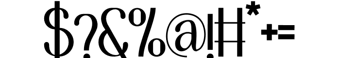 Mazy Theory Font OTHER CHARS