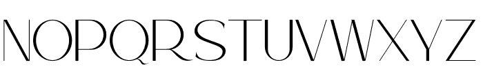 McAlester Font UPPERCASE