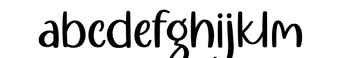 Mealky Winter Font LOWERCASE