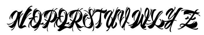 Meaninful Tattoo Font UPPERCASE