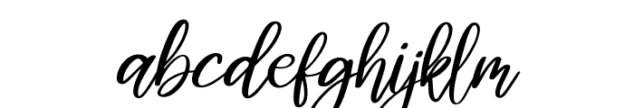 Meanshine Font LOWERCASE
