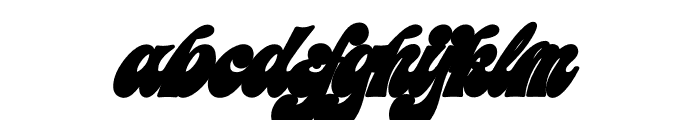 Meastro Script Outframe Font LOWERCASE