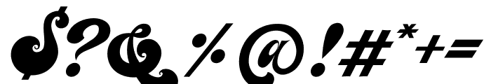 Meastro Script Font OTHER CHARS