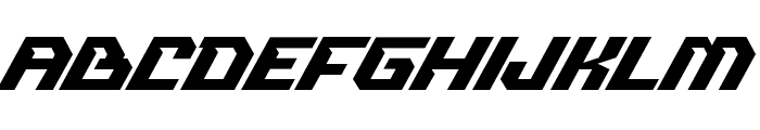 Mecha League Regular Font LOWERCASE