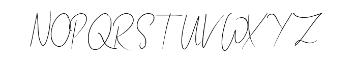 Mechanic signature Font UPPERCASE