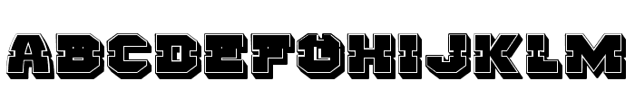 Mechanica Regular Font UPPERCASE