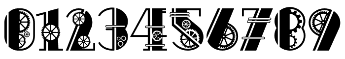 Mechanical Regular Font OTHER CHARS