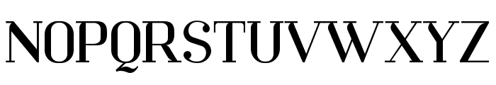 Mechanized-Regular Font UPPERCASE