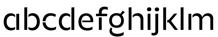 Meche Pro Regular Stencil Font LOWERCASE