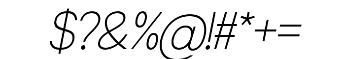 Mechonic Italic Font OTHER CHARS