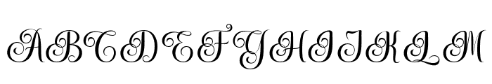 MediaCalligraphy Font UPPERCASE