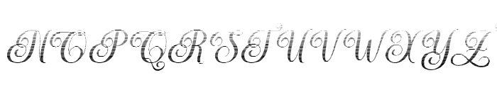 MediaCalligraphyHatchingSlant10 Font UPPERCASE