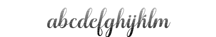 MediaCalligraphyHatchingSlant10 FONT