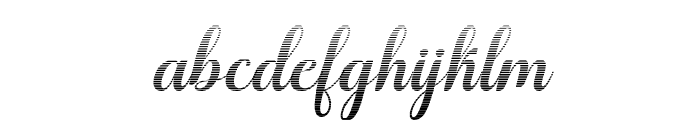MediaCalligraphyHatchingSlant14 FONT