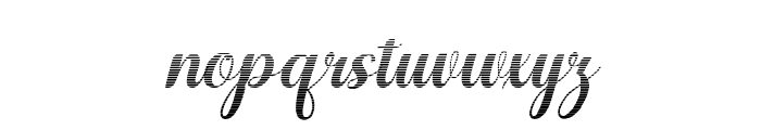 MediaCalligraphyHatchingSlant14 Font LOWERCASE