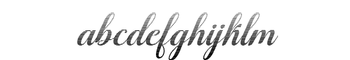 MediaCalligraphyHatchingSlant22 FONT
