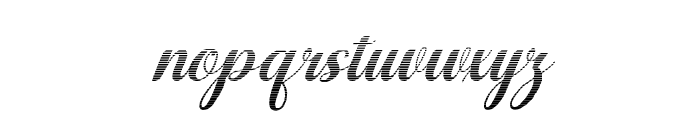 MediaCalligraphyHatchingSlant22 Font LOWERCASE