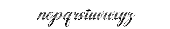 MediaCalligraphyHatchingSlant26 Font LOWERCASE