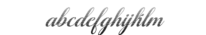 MediaCalligraphyHatchingSlant30 FONT