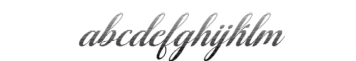 MediaCalligraphyHatchingSlant34 FONT