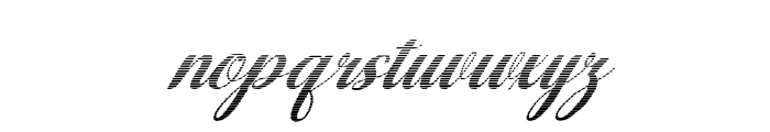 MediaCalligraphyHatchingSlant34 Font LOWERCASE