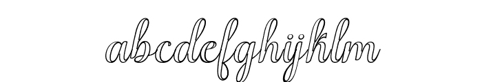 MediaCalligraphyOutlineSlant10 FONT
