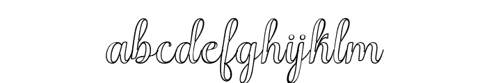 MediaCalligraphyOutlineSlant FONT