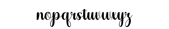 MediaCalligraphy Font LOWERCASE