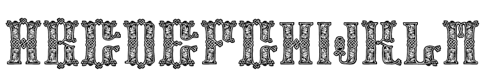 Medieval Knots Font LOWERCASE