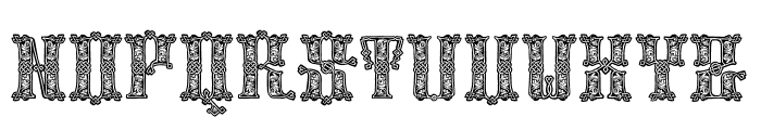 Medieval Knots Font LOWERCASE