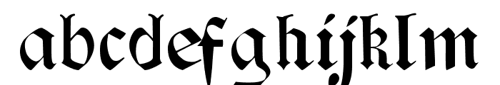 Medievalnewspaper Regular Font LOWERCASE