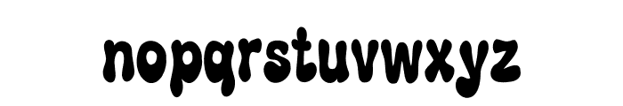 Medium Wave All Glyphs Font LOWERCASE