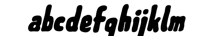Meep-BlackSlanted Font LOWERCASE