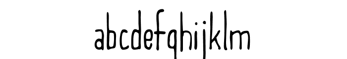 Meep-Light Font LOWERCASE