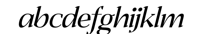 Mefidows Italic Font LOWERCASE