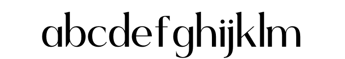 Mefiyah Font LOWERCASE