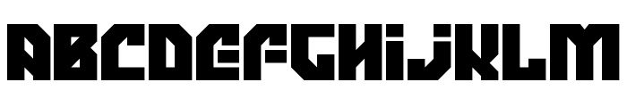 Megadroid Font LOWERCASE