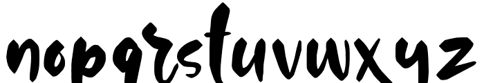 Megadul Regular Font LOWERCASE